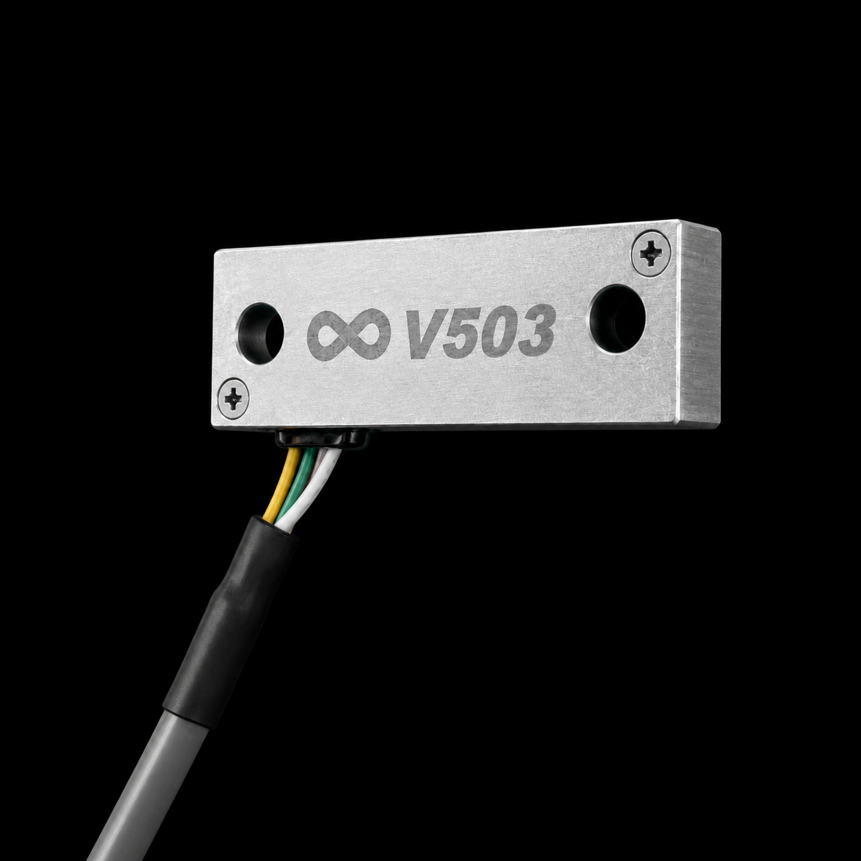 V503 側視 — 薄型化外殼與防水出線